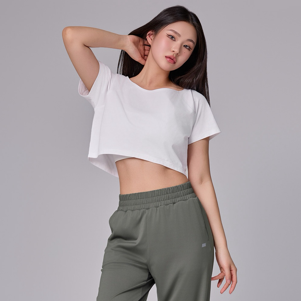 34/008 STL Fresh Light Relaxed Crop Short Sleeve
