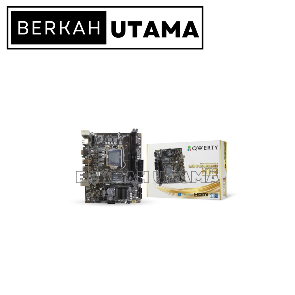 MOTHERBOARD QWERTY H110 NVME (DDR4, LGA 1151) | H110M