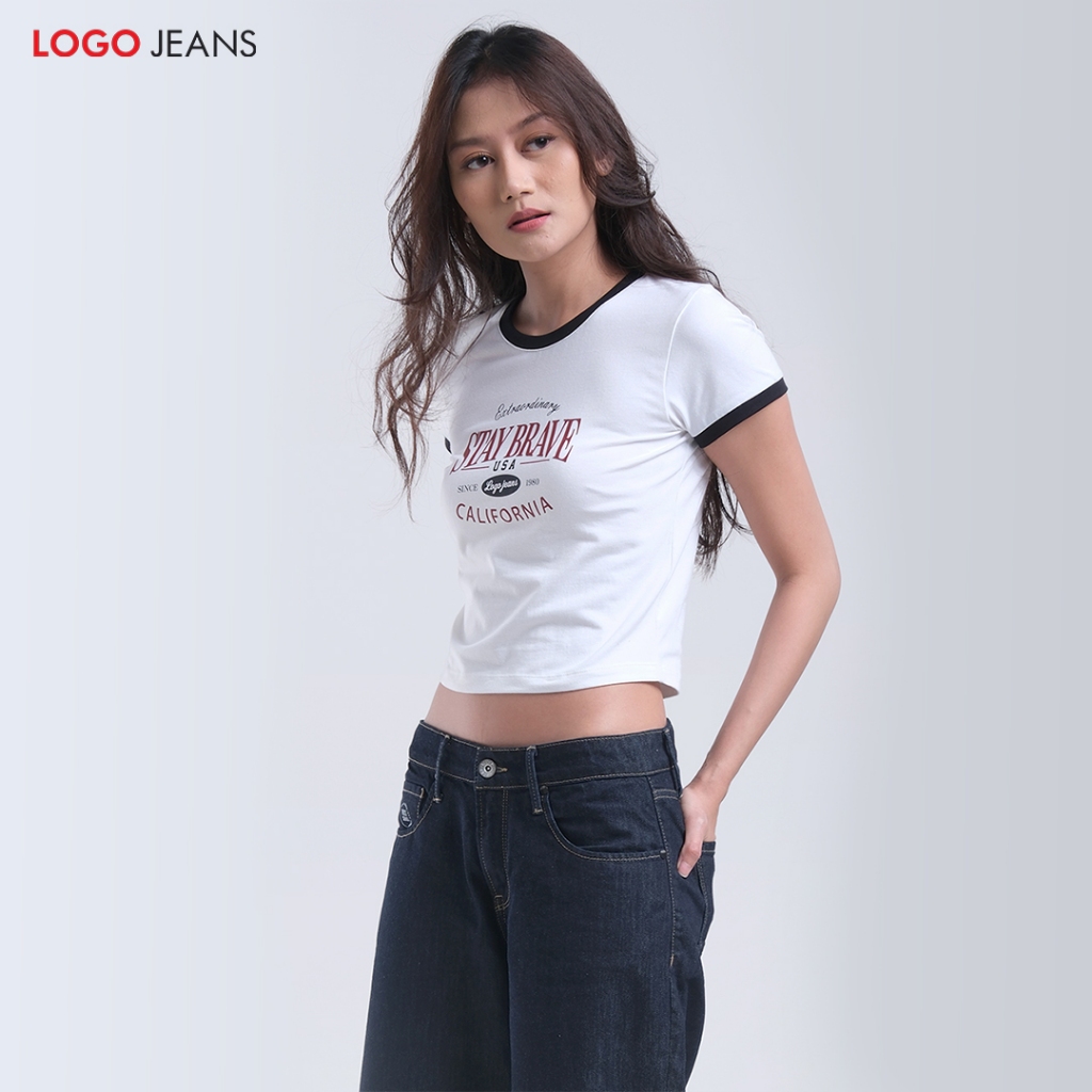 Logo Jeans - Kaos Wanita Arabelle 12889L4OW