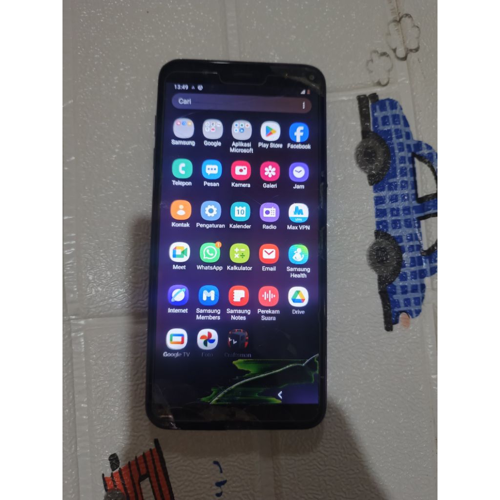 Samsung J8 minus lcd mesin normal nopola