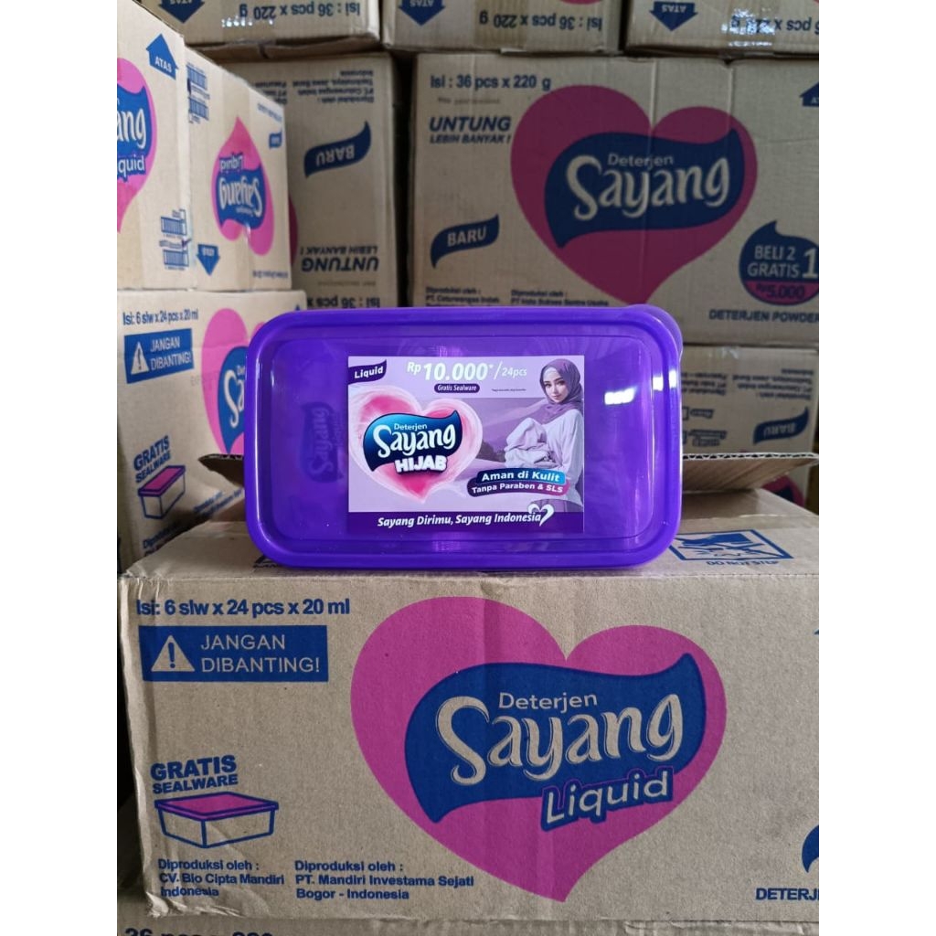 Sayang liquid box kardus kecil