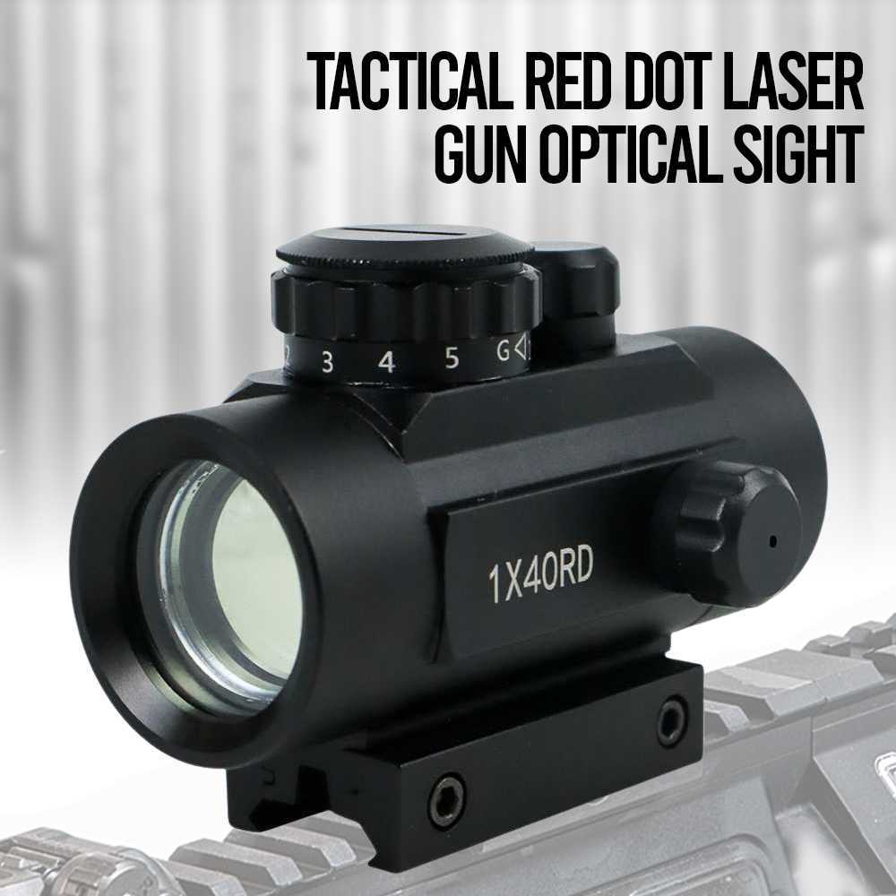 BUSHNELL Tactical Red Green Dot Sight 1x40rd Teropong Alat Bidik Titik Merah Hijau Rail 11/20mm Akur