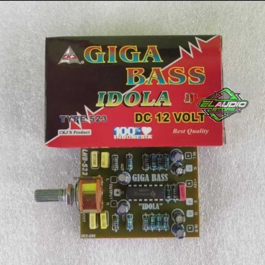 Kit Giga Bass IDOLA 12V CKJ 523 / Penambah Bas Original