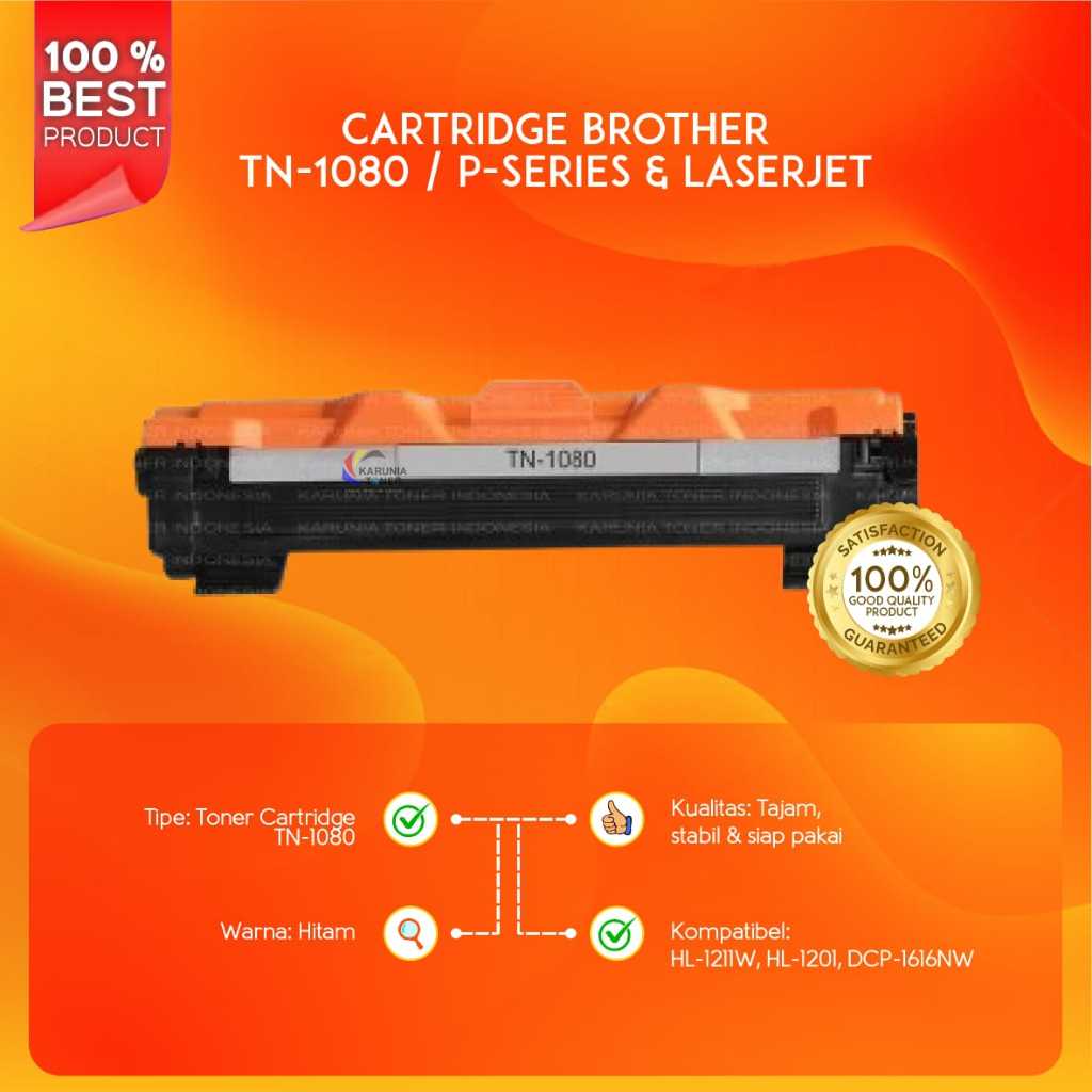 Catridge Compatible Brothher TN-1080 For Brother HL-1211W / HL-1201
