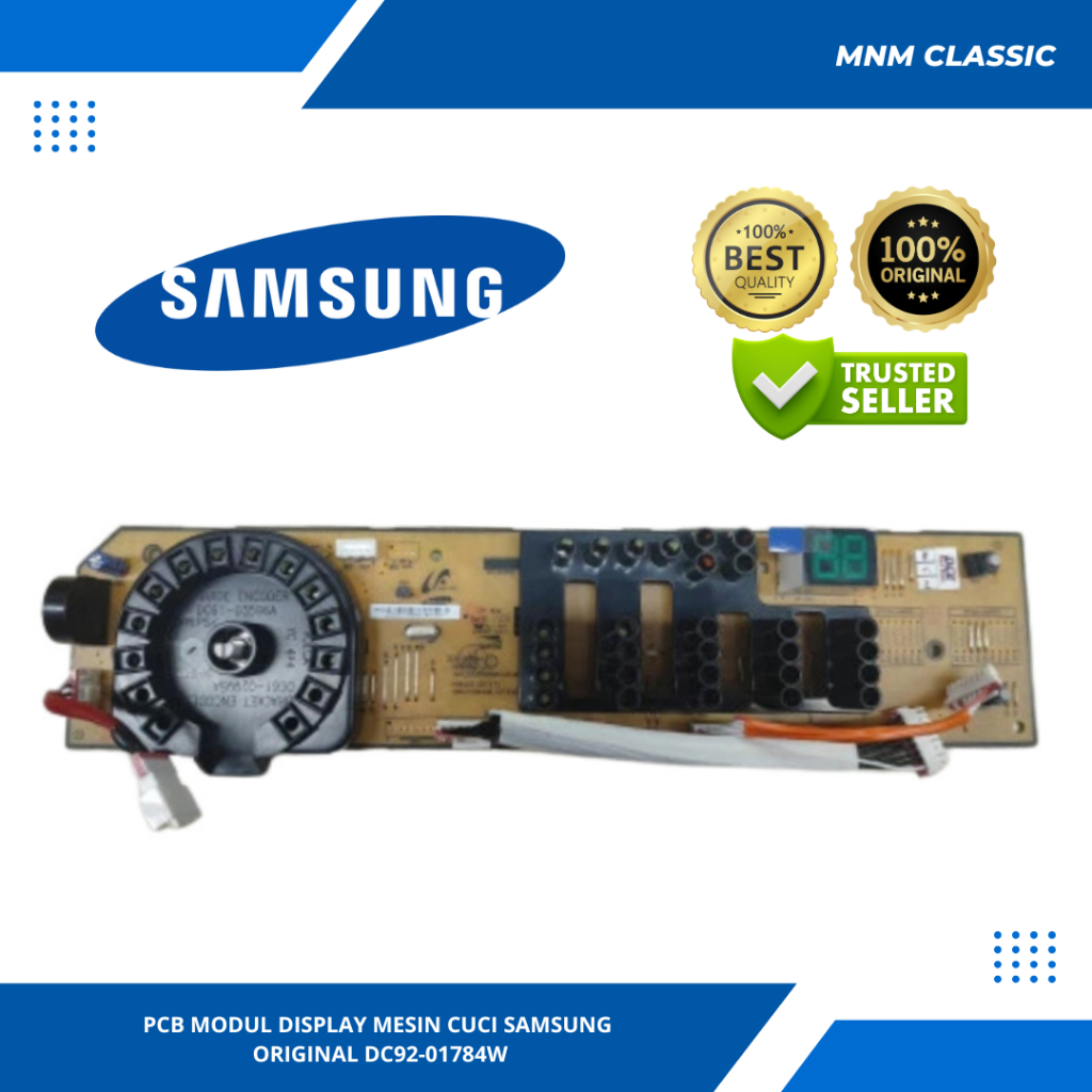 PCB MODUL DISPLAY MESIN CUCI SAMSUNG WW65J3283LW ORIGINAL DC92-01784W