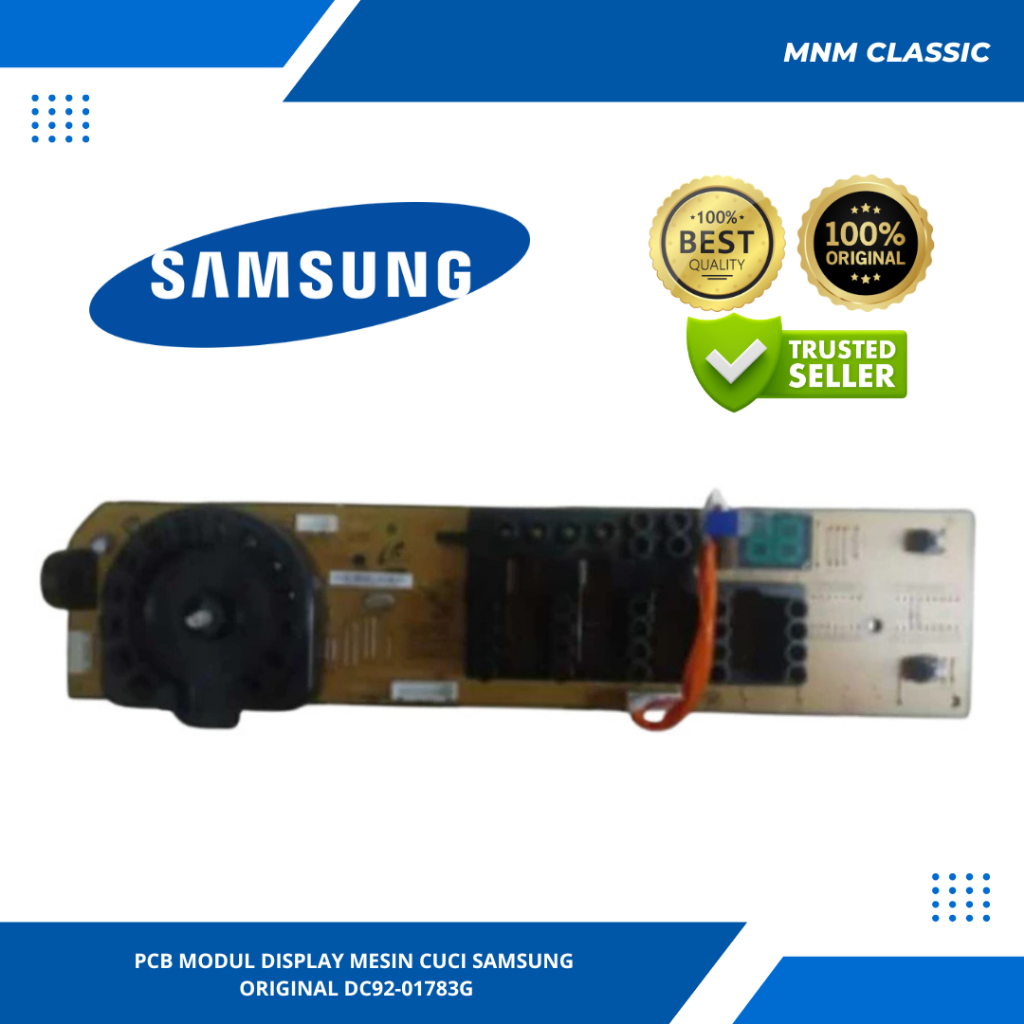 PCB MODUL DISPLAY MESIN CUCI SAMSUNG WW70J3283KW ORIGINAL DC92-01783G