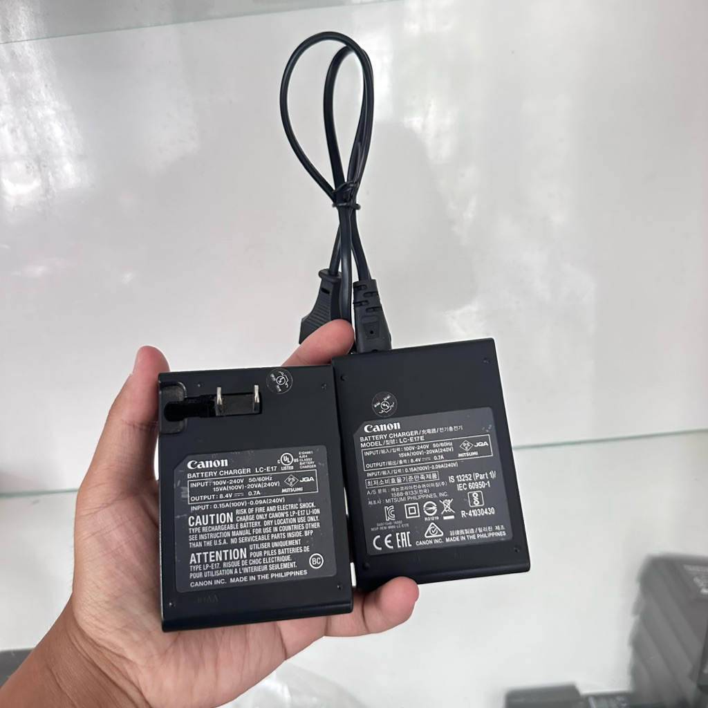 CHARGER Original Canon LC-E17E LP-E17 CANON EOS RP / M3 / M6 / M5 / 750D / 800D / 200D / 77D / 8000D