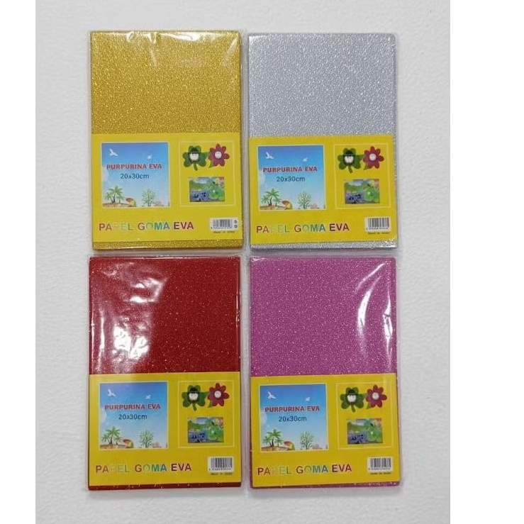 eva foam glitter/paper goma eva