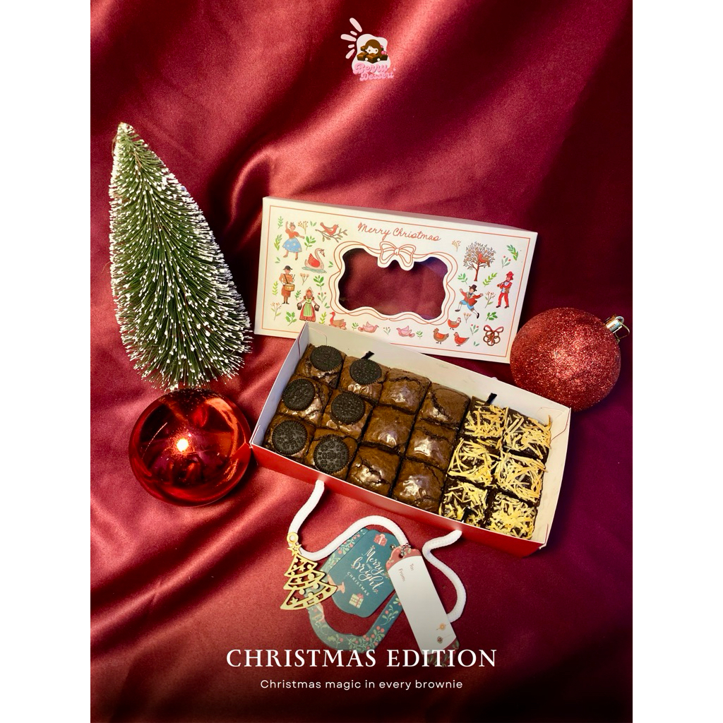 Fudgy Brownies Christmas Edition