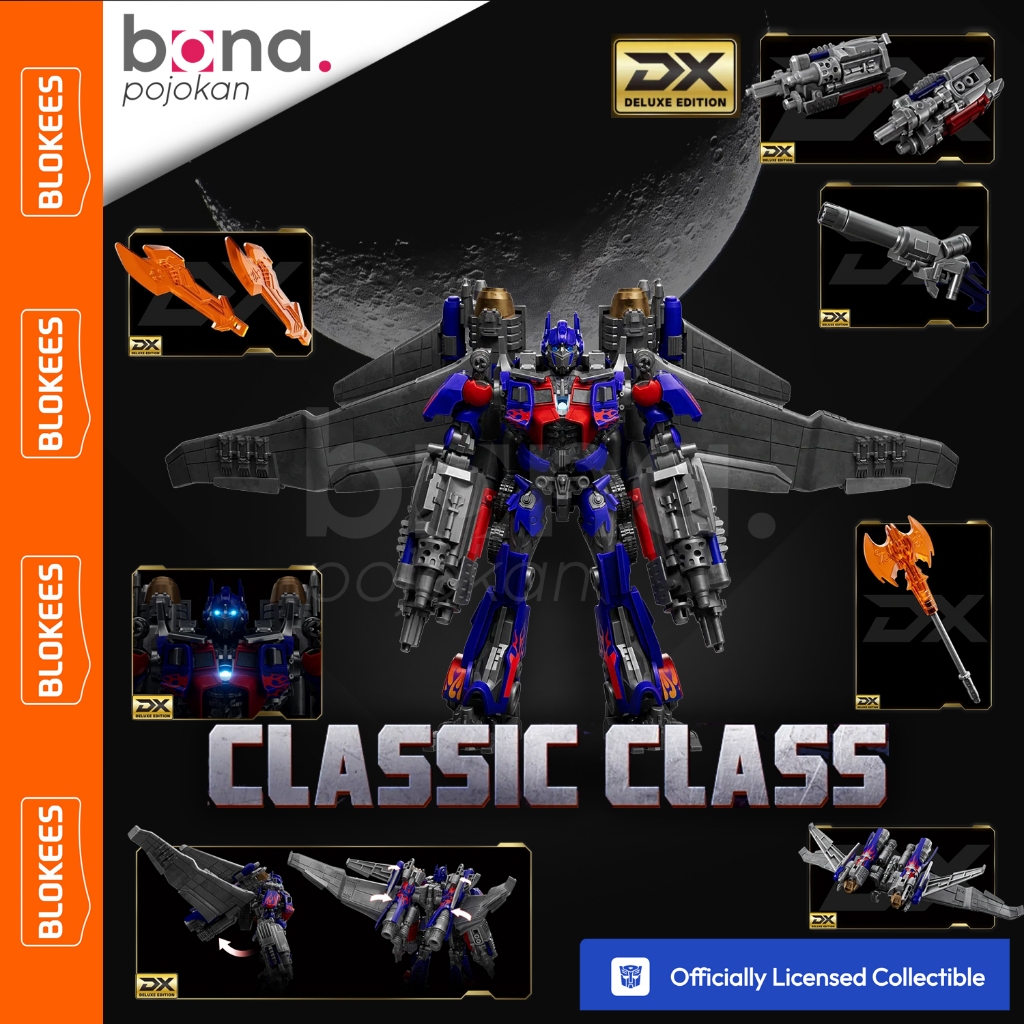 Blokees Transformers Classic Class Transformers Jet Wing Optimus Prime Deluxe Edition Action Figure