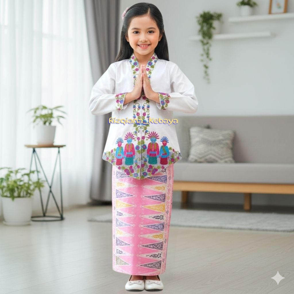 SETELAN KEBAYA ONDEL ANAK SD ROK MOTIF SERIES TERBARU // KEBAYA ENCIM SD // KEBAYA ENCIM ANAK ANAK