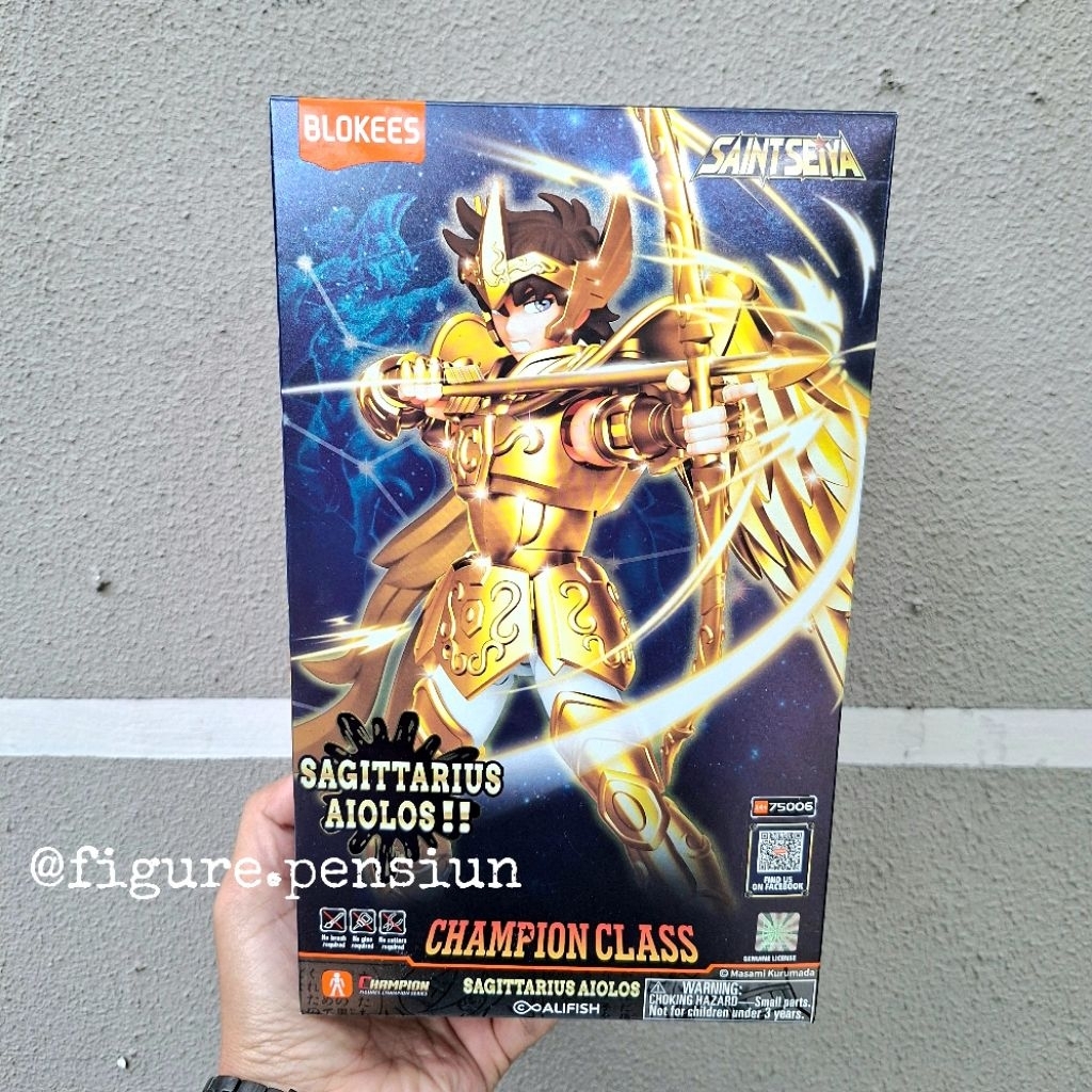BLOKEES SAINT SEIYA SAGITARIUS AIOLOS SEIYA CLASSIC CLASS 75006 ACTION FIGURE