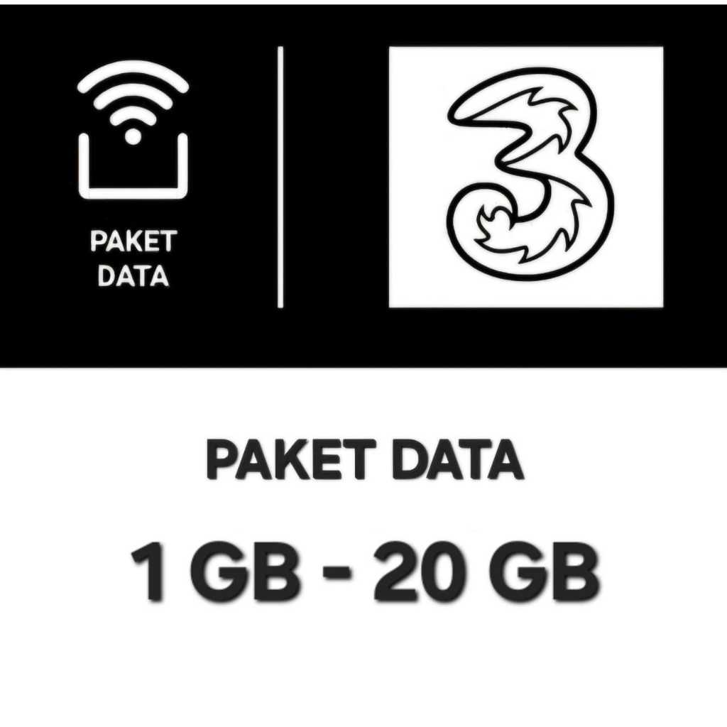 Paket Data Tri Murah Kuota Internet Semua Zona Always On Happy 1GB 2GB 3GB 4GB 5GB 6GB 7GB 10GB 20GB