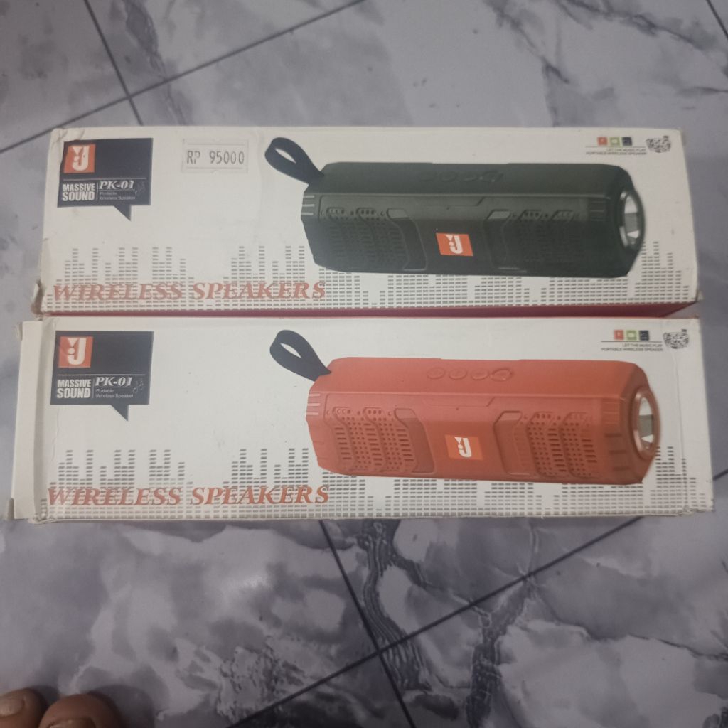 Speaker Bluetooth PK-01 + Senter