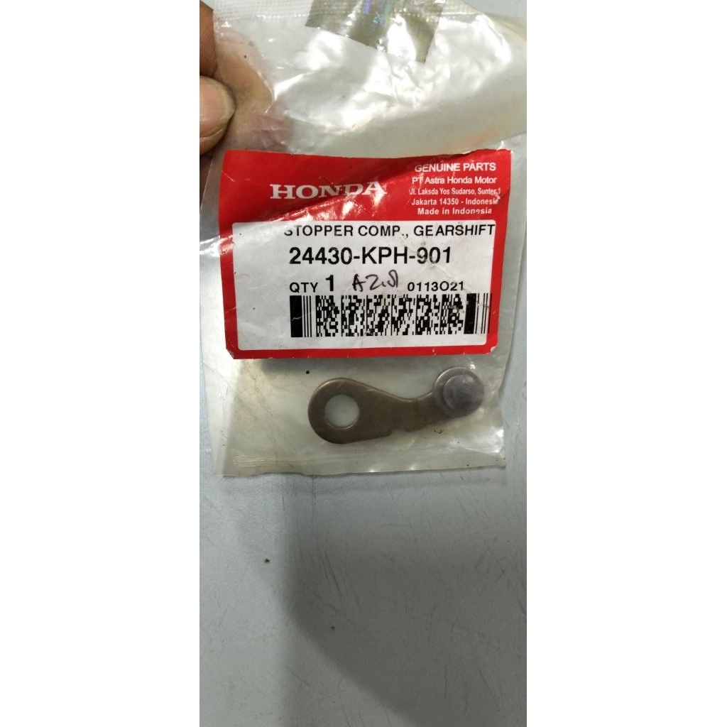 Stopper comp gearshift untuk motor Kirana Karisma Supra x 125old dan Helm In number part 24430KPH901