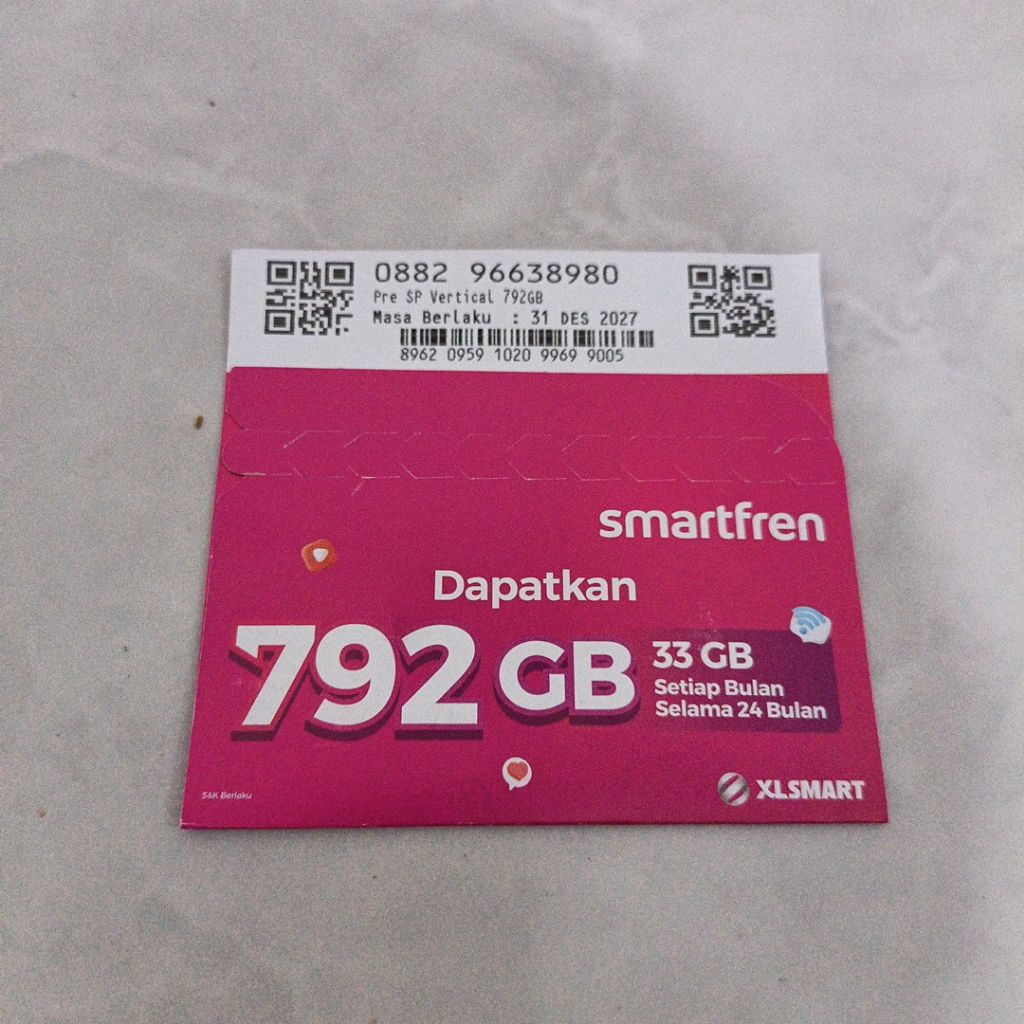 KARTU PERDANA SMARTFREN 792 GB