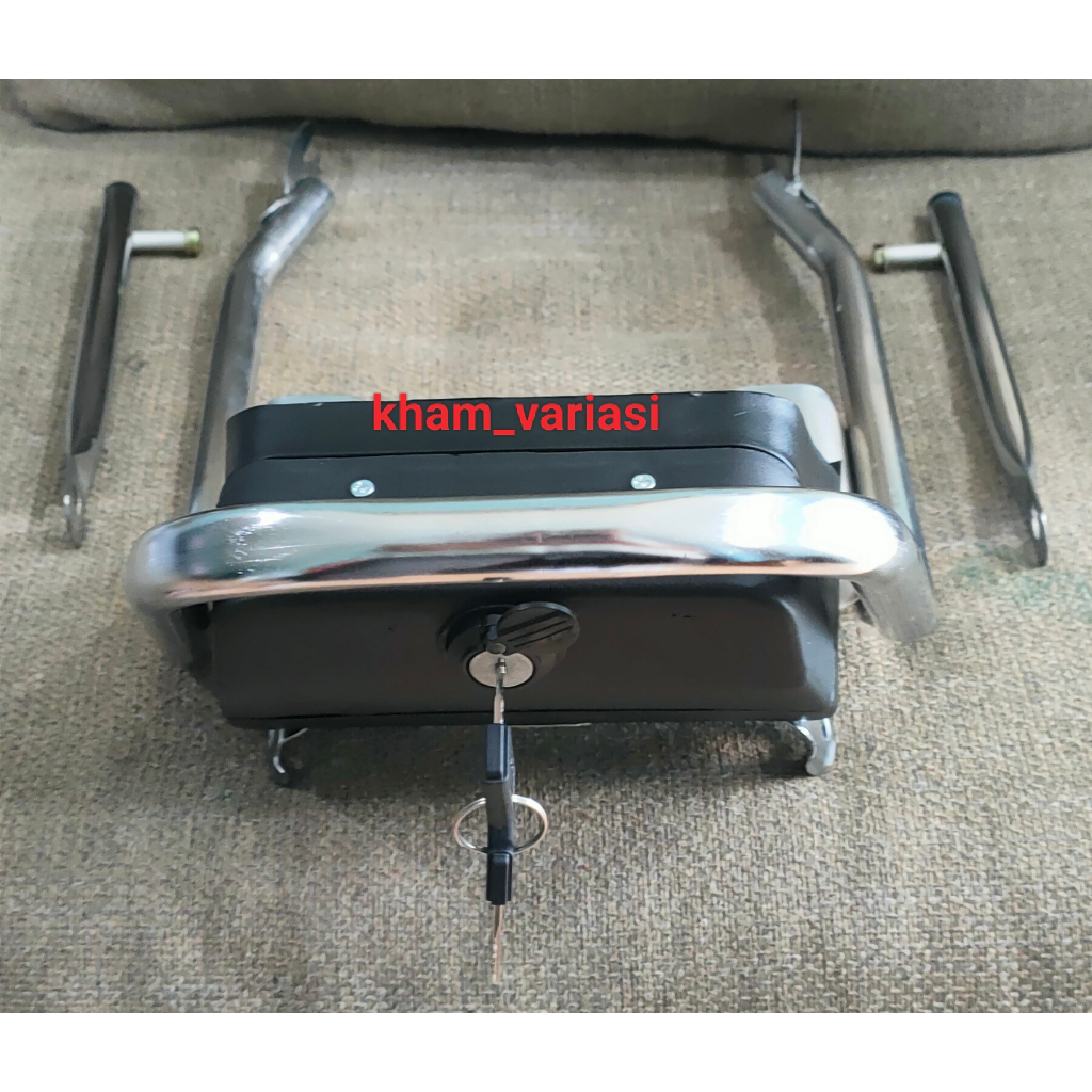 diskon harga special 1set behel jok belakang + box bagasi belakang + kunci box bagasi belakang + beh