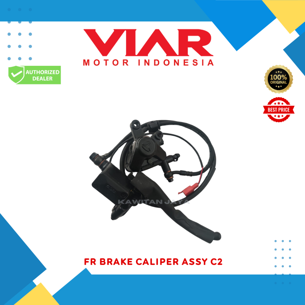 KALIPER REM DEPAN VIAR C2 | FR BRAKE CALIPER ASSY VIAR C2