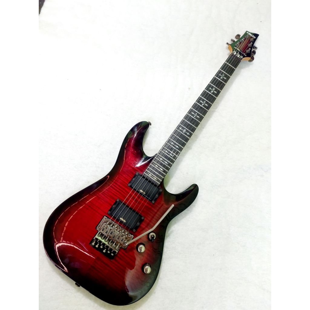 Gitar Schecter Demon 6 fr Crimson Red Burst original