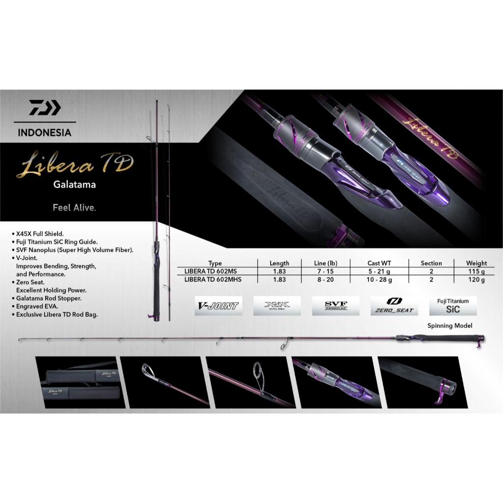 Joran Daiwa Libera TD 602 MS MHS