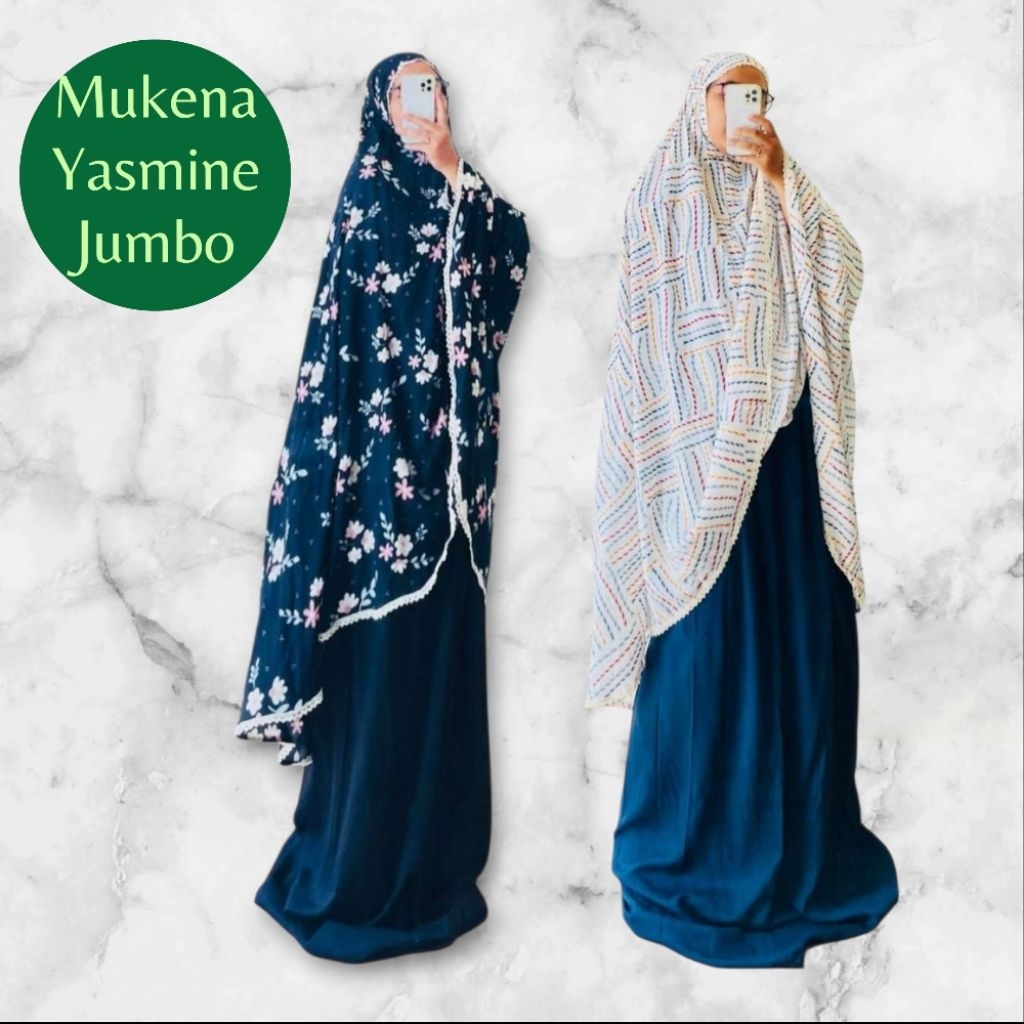 MUKENA YASMINE JUMBO | MUKENA KATUN RAYON | MUKENA JUMBO
