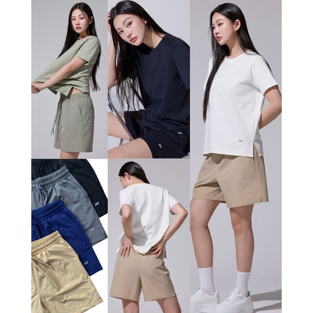 Celana Pendek Wanita Dengan Drawstring Bahan Sport Nyaman | Women's Stretch Drawstring Short Pants -