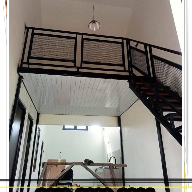 Mezanine Indoor Minimalis Struktur Besi Kuat