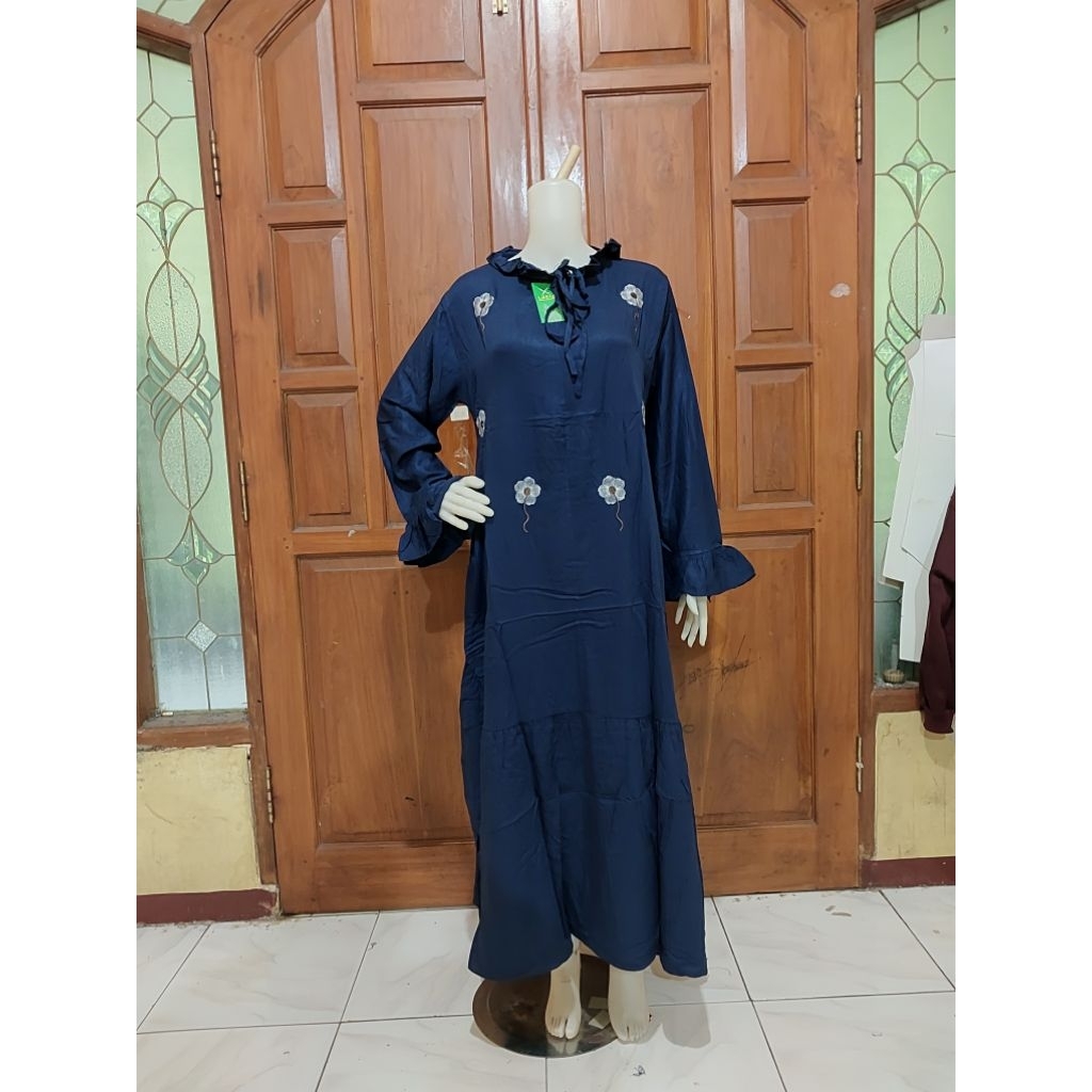 gamis rayon bordir
