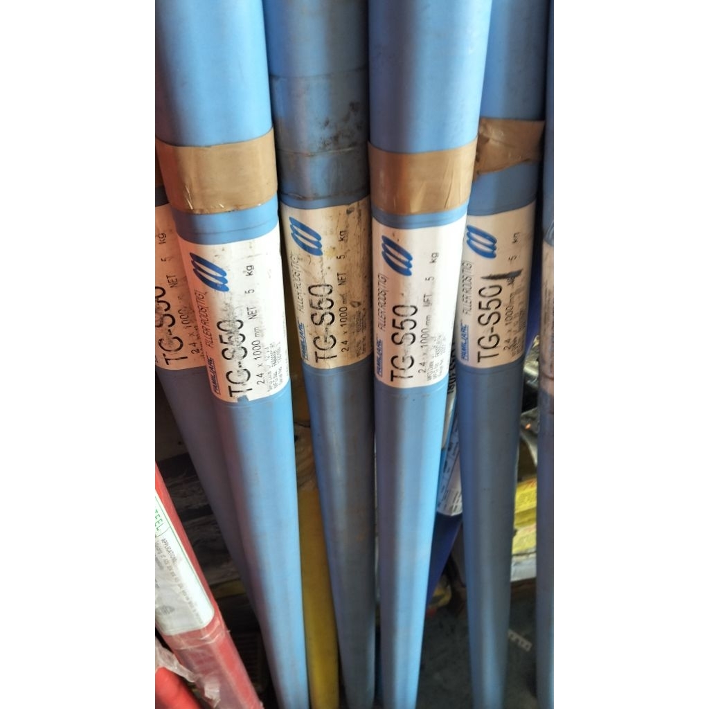 Kawat Las TIG Argon TG-S50 24x1000mm Familiar Kobelco 1kg