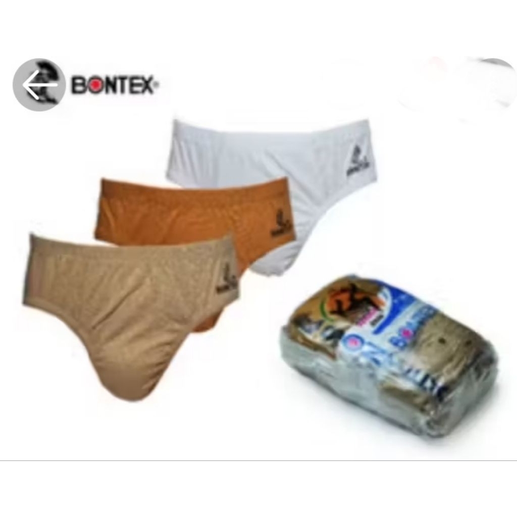 BONTEX celana dalam pria katun isi 3 pis
