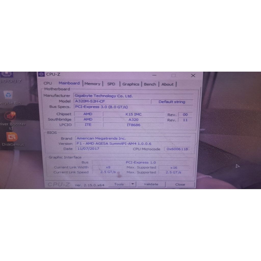 mobo AM4 gigabyte A320 normal