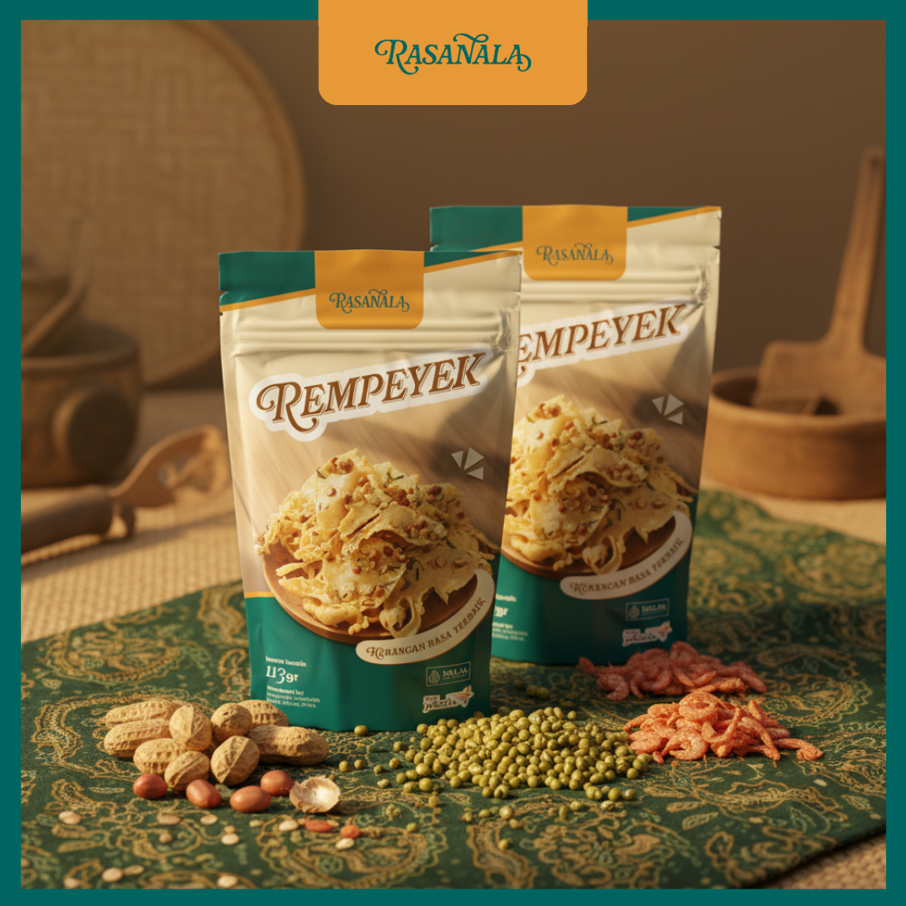 Peyek Premium - Rempeyek Kacang Tanah | Kacang Hijau | Rebon | Oleh-oleh Jakarta