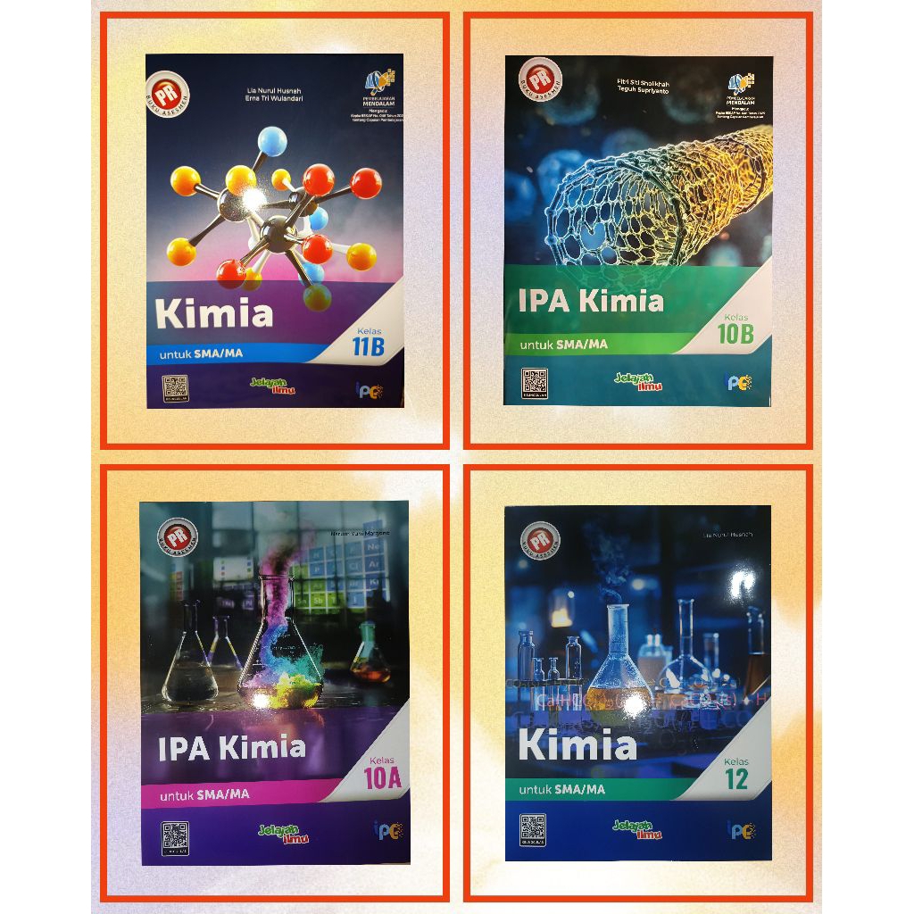 Buku lks/pr intraktif SMA Kimia kelas 10.11 dan 12 intan pariwara tahun 2025/2026