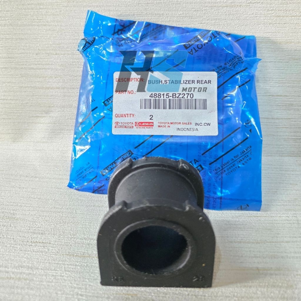 KARET STABIL STABILIZER BELAKANG 28mm MOBIL TOYOTA ALL NEW RUSH ALL NEW TERIOS 48815-BZ270 TOYOTA OR