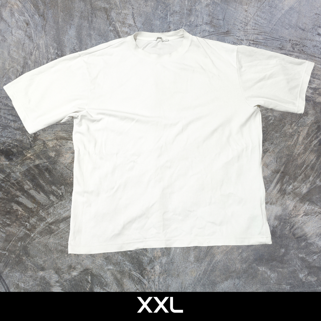 Kaos Uniqlo Airism Putih XXL