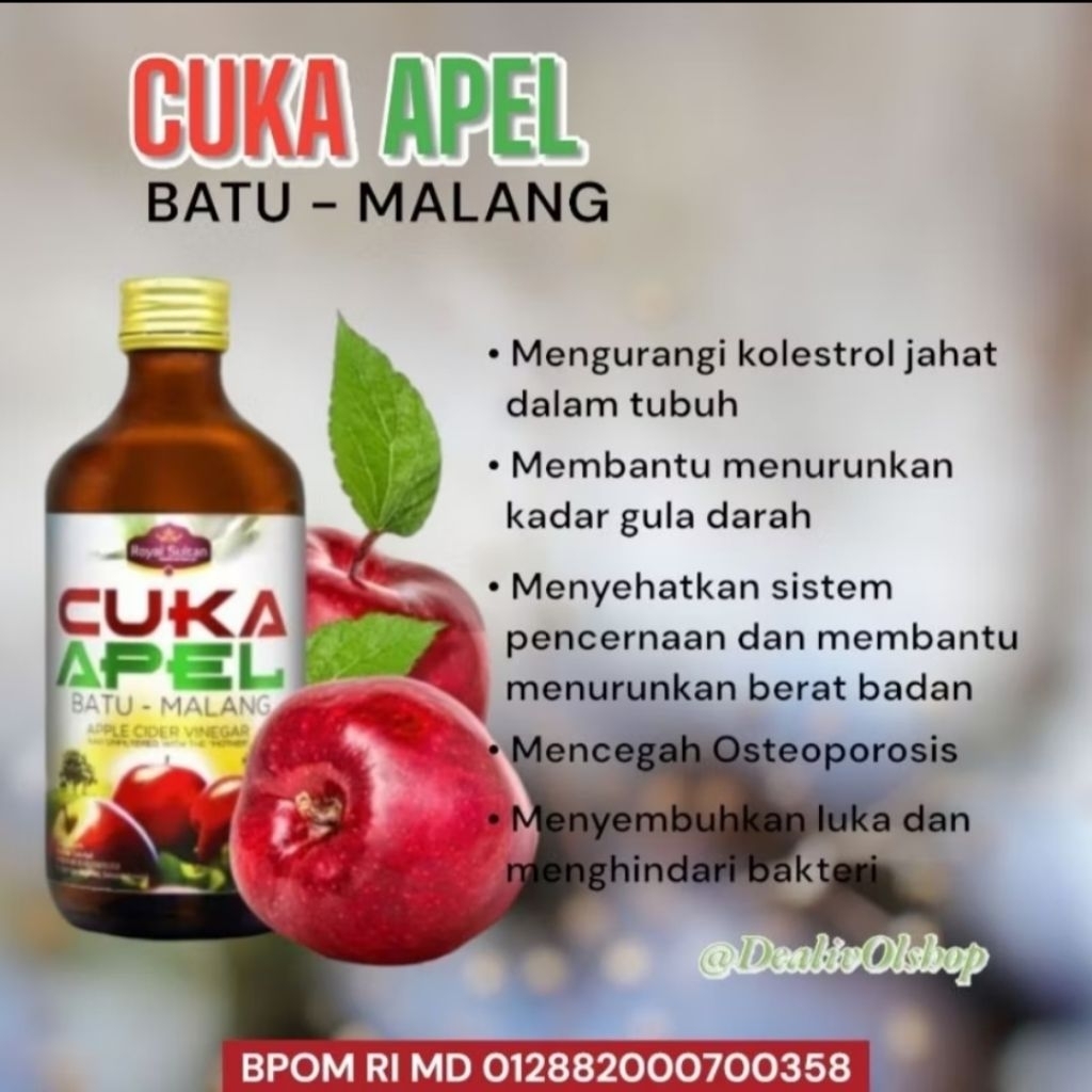 Cuka Apel Batu Malang