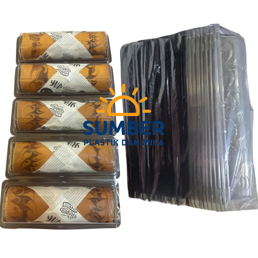 [50pcs] Mika Bolu Gulung BGT 25 Mika Brownies BGT25 Box Bolu Gulung