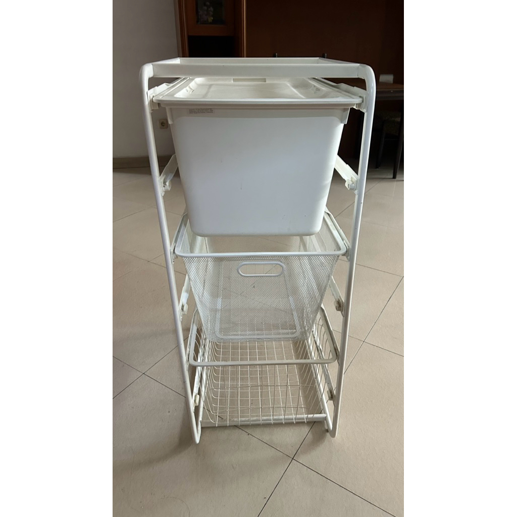 Preloved IKEA Rak Serbaguna | IKEA Algot | IKEA Rak Baju Laci