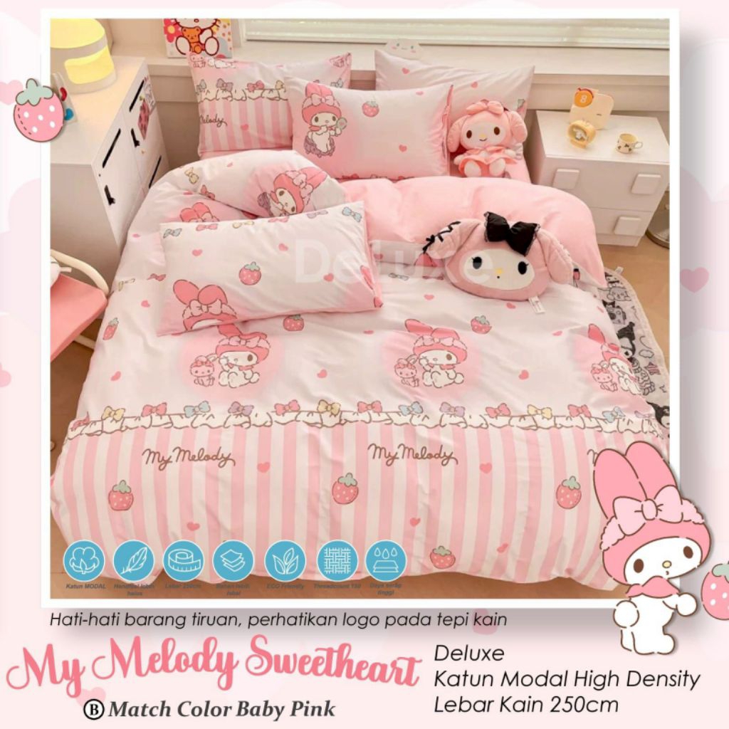 SEPRAI ANTI GESER | SPREI KATUN CVC PREMIUM | SPREI HOMEMADE 180x200,160x200,120x200,100x200 my melo