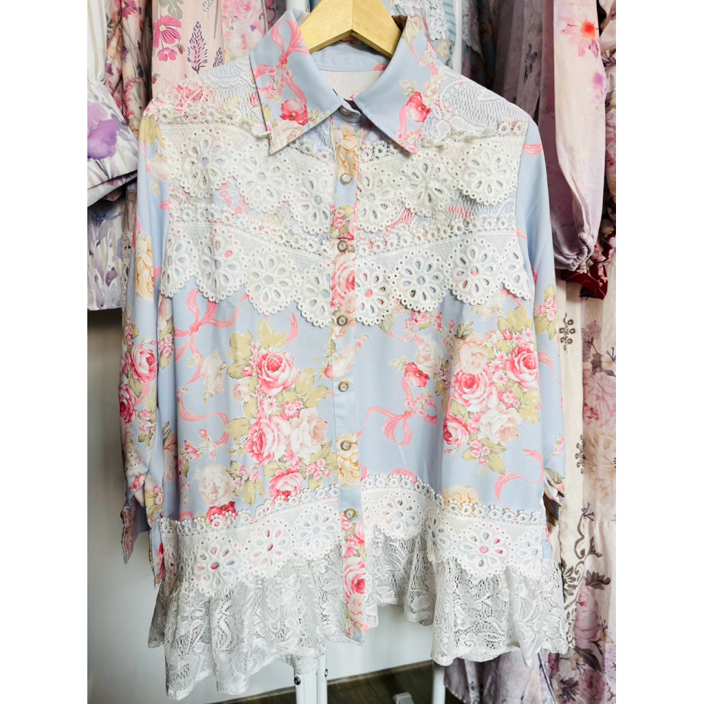 BLOUSE MEIJIWANG RENDA