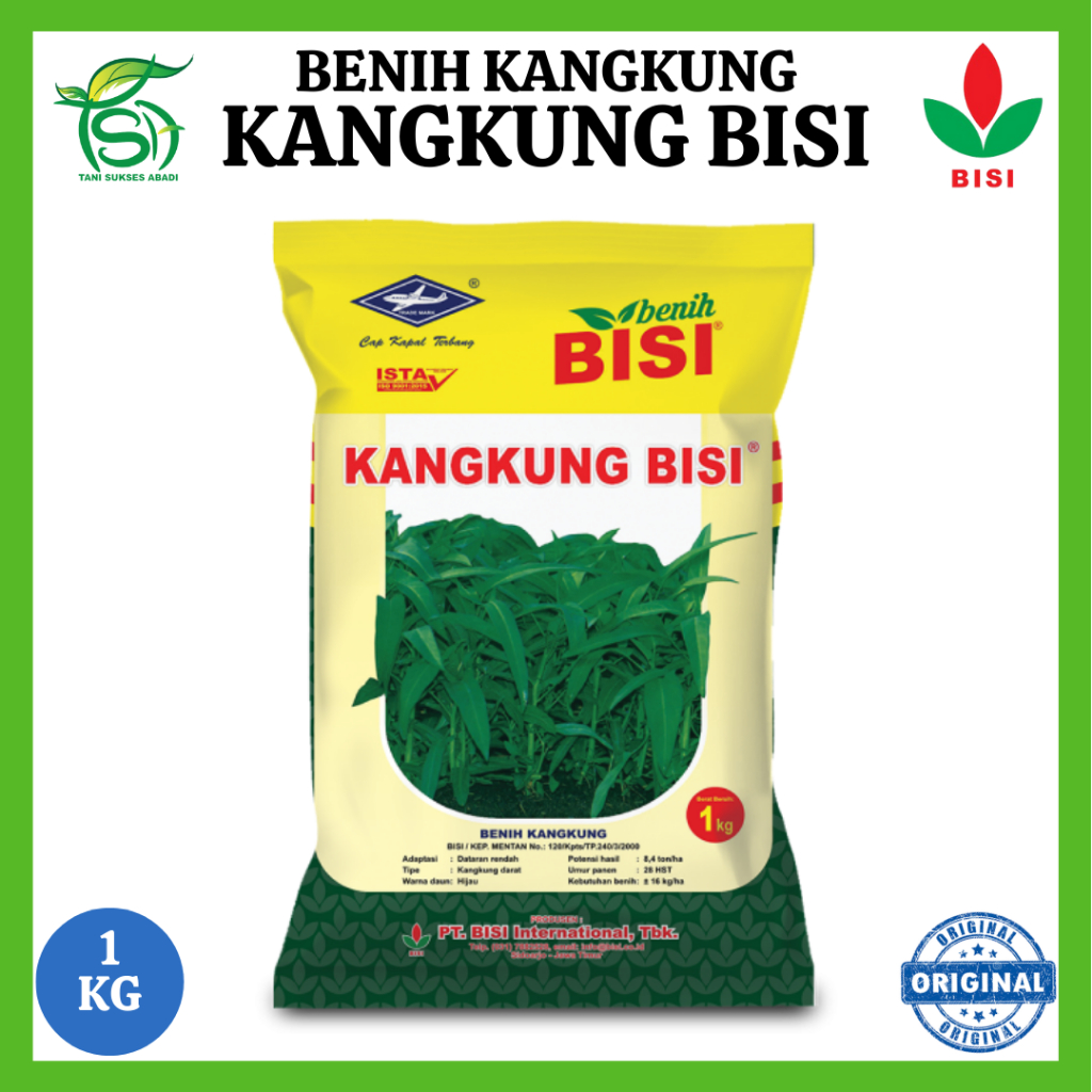 Benih Kangkung BISI (1 Kg) – Bibit BISI