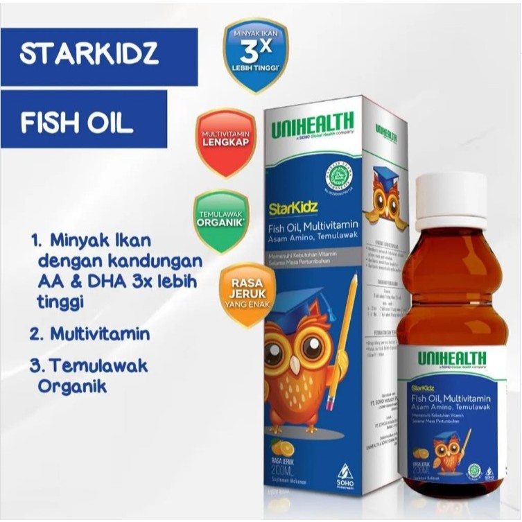 Suplemen Minyak Ikan Anak Starkidz Fish Oil