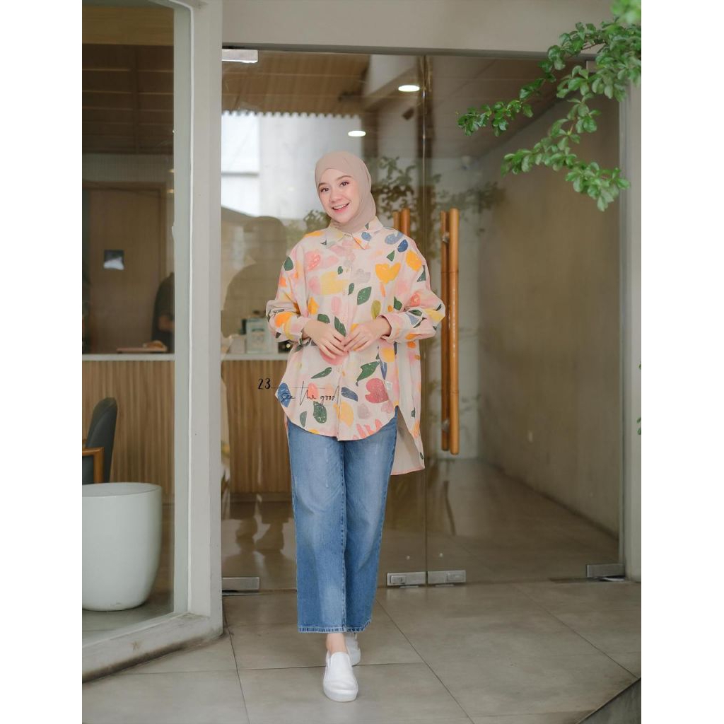 KEMEJA OVERSIZE IMPORT WANITA