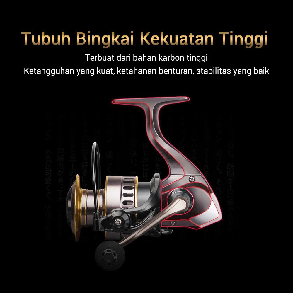 HOT SALE PANCING REEL HE500-7000 FISHING REEL SPINNING REEL MURAH KUAT METAL CASTING REEL CASTING