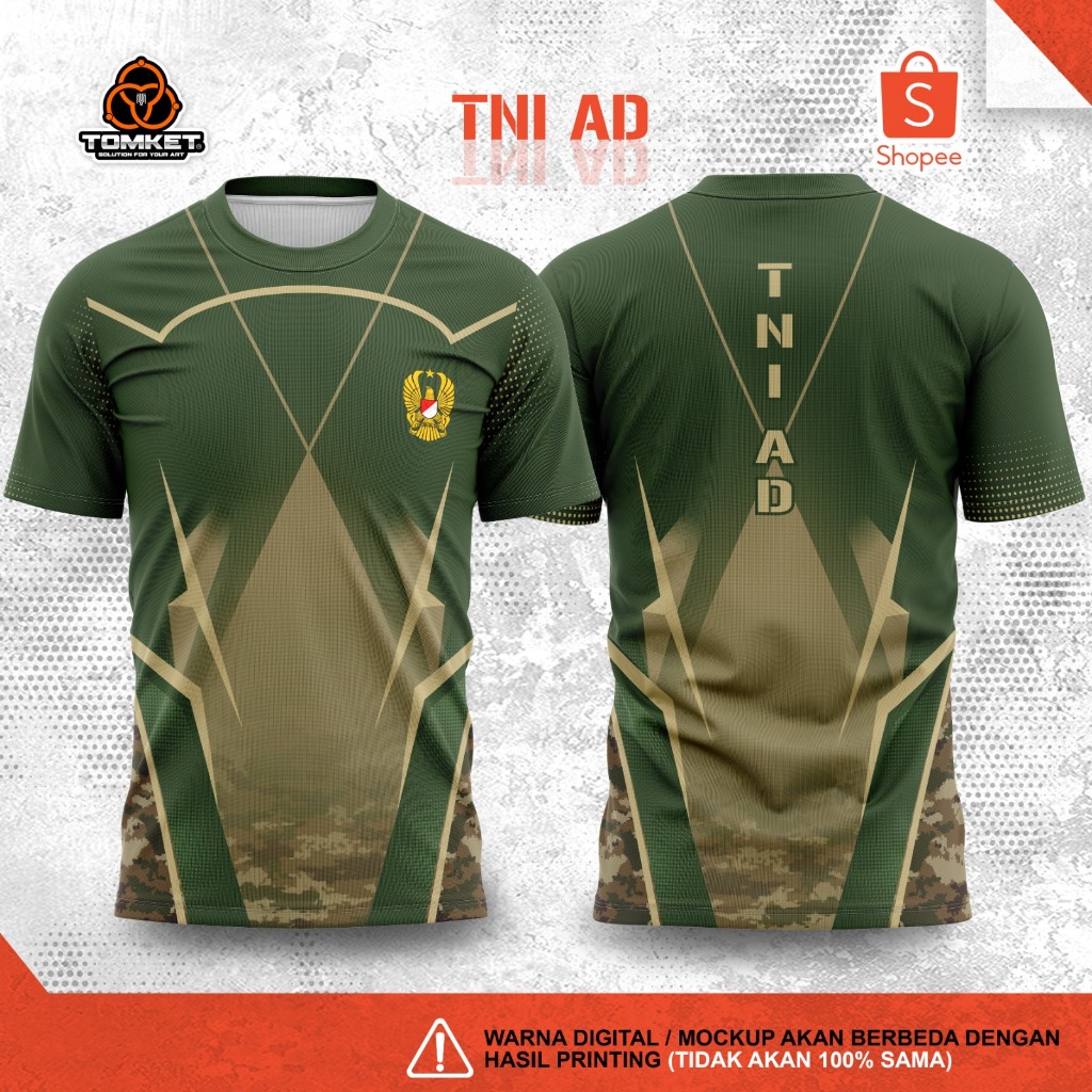Baju Jersey Full Printing TNI AD-27
