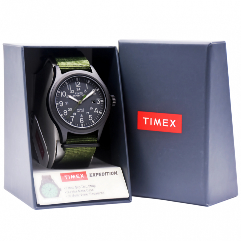 TIMEX TW4B04700 Expedition Scout Jam Tangan Pria Analog Kanvas timex Prabowo