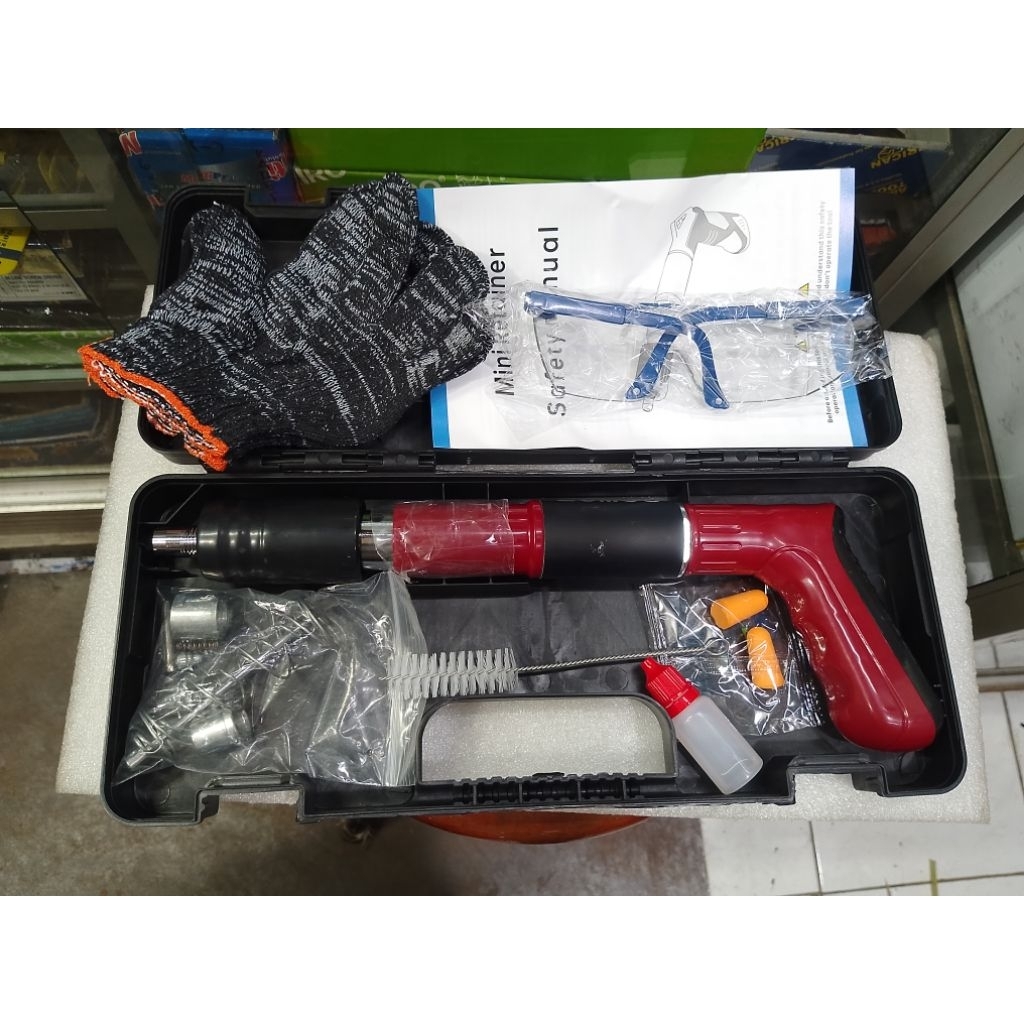 Alat paku tembak mini Ramset T500 - Stampset mini paku tembak