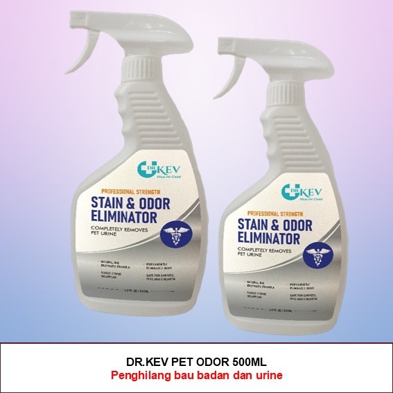 ( DR.KEV PET ODOR 500ML ) / PET STAIN & ODOR / PENGHILANG BAU BADAN