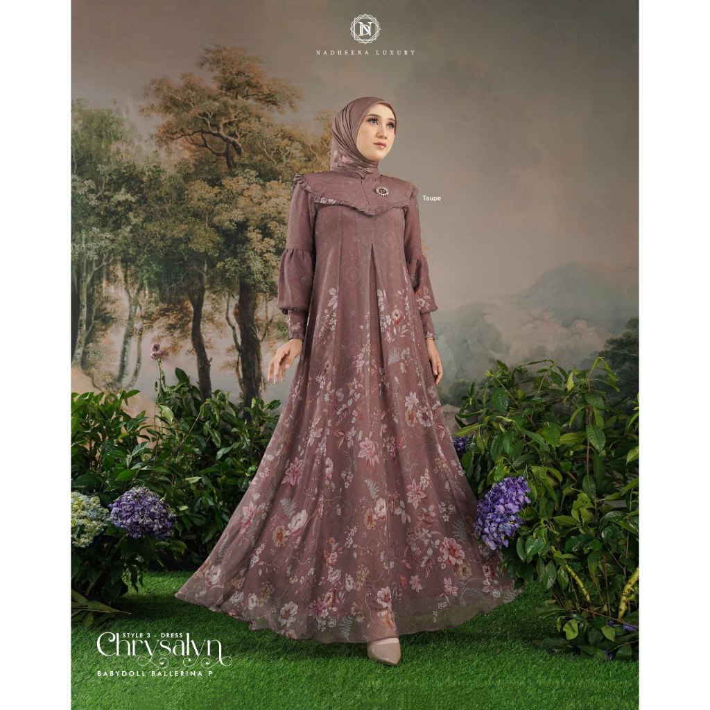 [TERBARU] CHRYSALYN DRESS || GAMIS CERUTY BABYDOLL PREMIUM || GAMIS PESTA || GAMIS MOTIF BUNGA || PR