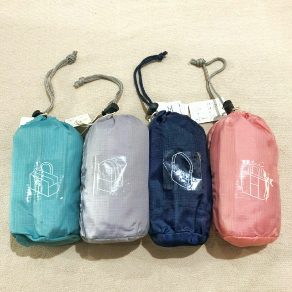 Miniso Tas Lipat Traveling Praktis Foldable Backpack Totebag Miniso Original Tas Lipat Simple Prakti